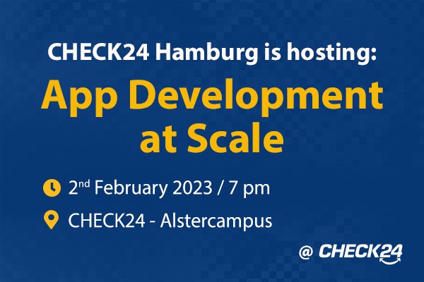 CHECK24 Meetup in Hamburg