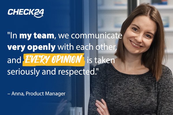 Anna, Product Managerin