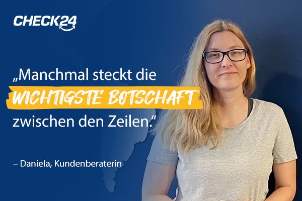 Daniela, Kundenberaterin