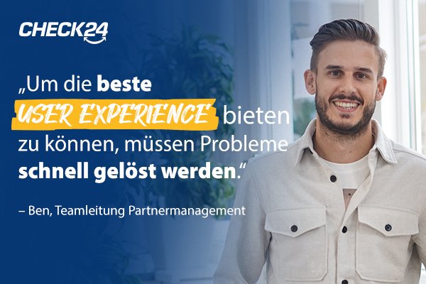 Ben, Teamleitung Partnermanagement