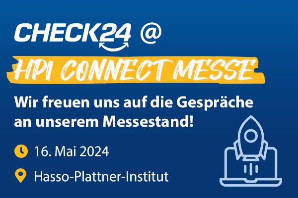 CHECK24 @ HPI Connect Messe