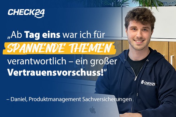 Daniel, Produktmanager Sachversicherungen