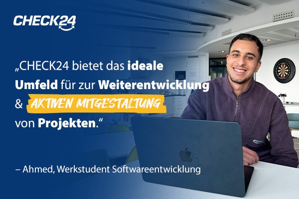 Ahmed, Werkstudent Softwareentwicklung