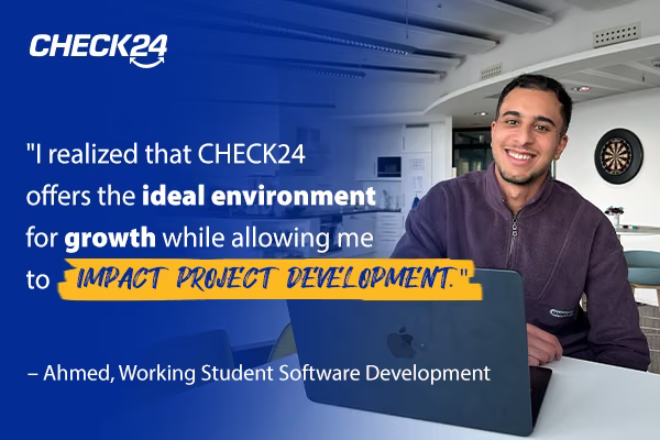 Ahmed, Working Student Software Development