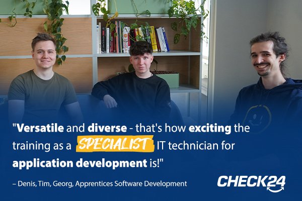Denis, Tim & Georg, Apprentices Software Development
