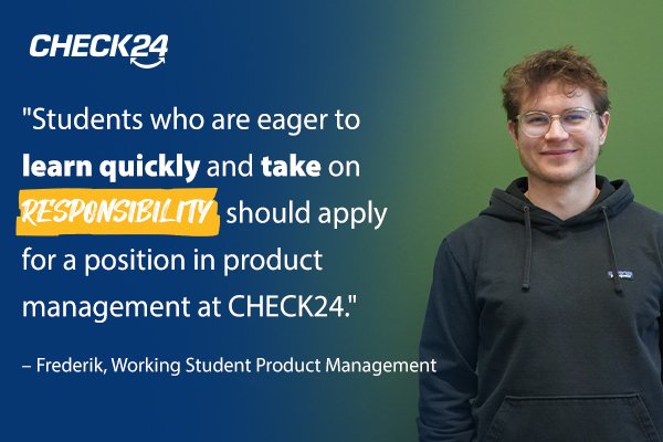 Frederik, Working Student Product Management