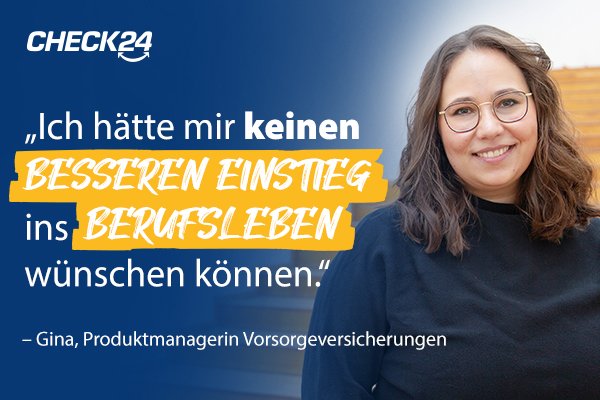 Gina, Produktmanagerin Vorsorgeversicherung