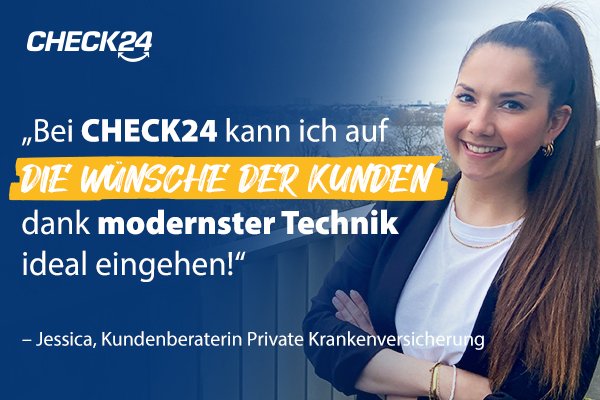 Jessica, Kundenberaterin Private Krankenversicherung