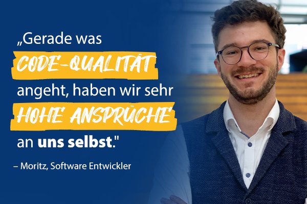 Moritz, Frontend-Entwickler