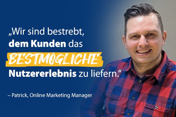 Patrick, Online Marketing Manager