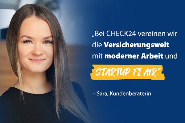 Sara, Kundenberaterin