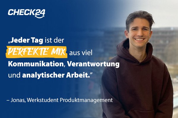 Jonas, Werkstudent Produktmanagement