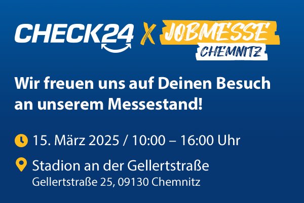 CHECK24 x Jobmesse Chemnitz