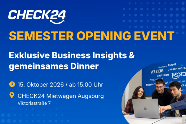 Semester Opening Event Augsburg