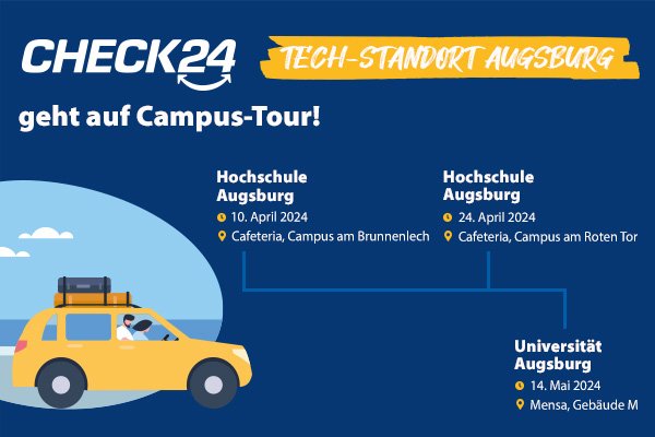 CHECK24 geht auf Campus-Tour!